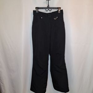 Slalom Women's Black Snowpants Size Small #74